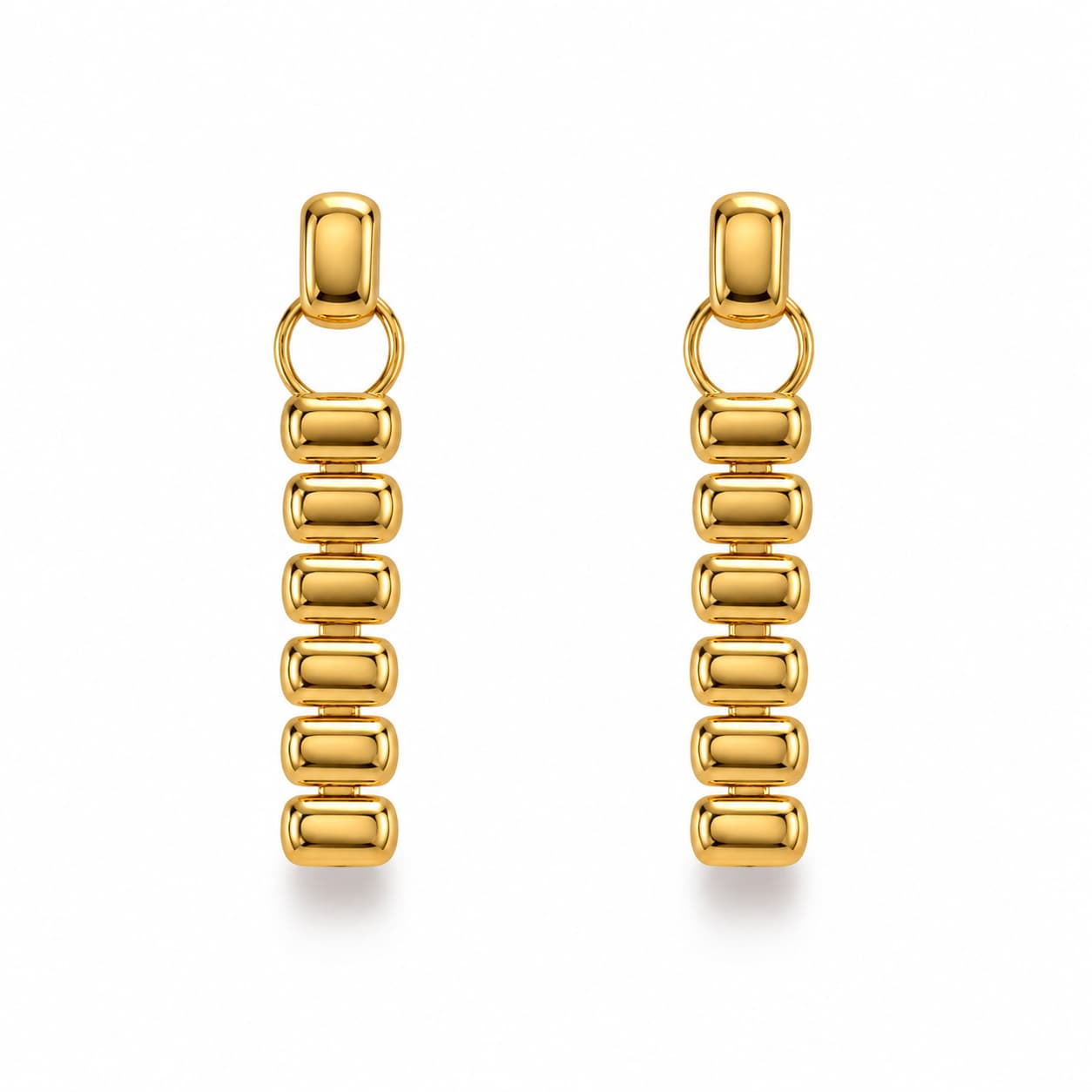 Серьги Antura Glam в виде вытянутого столбика